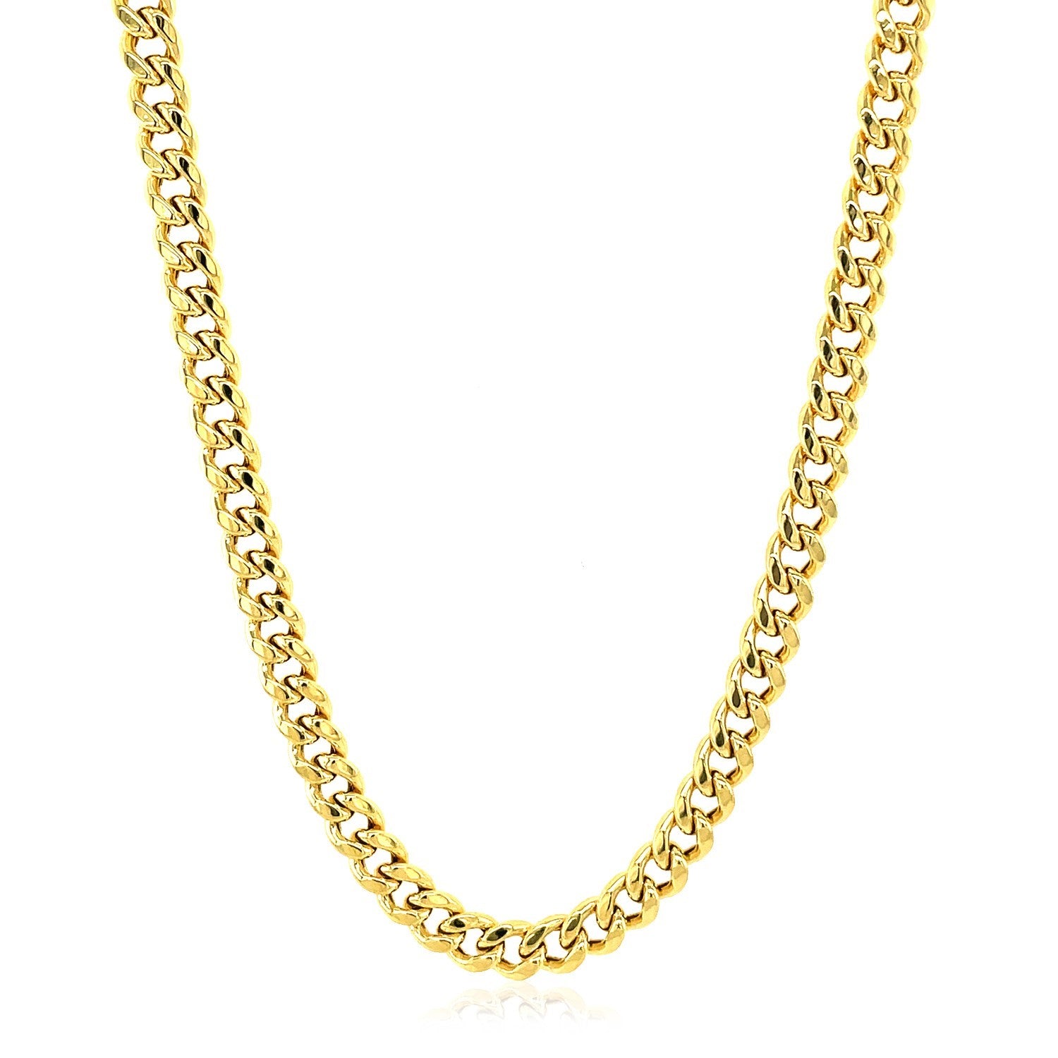 10KT Yellow Gold Miami Cuban Link Chain — Classic — 4.5mm