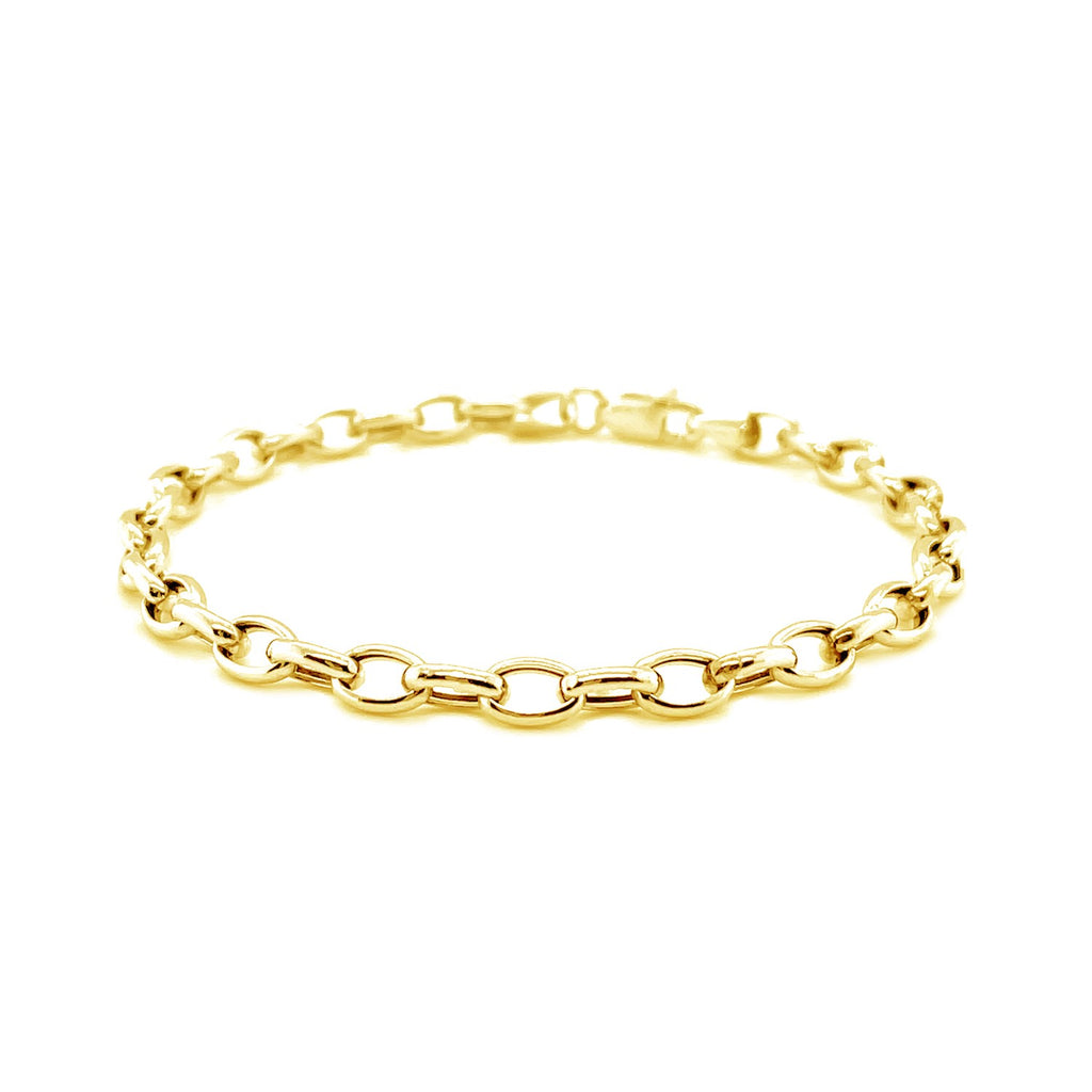 Oval Rolo in 14KT Yellow Gold
