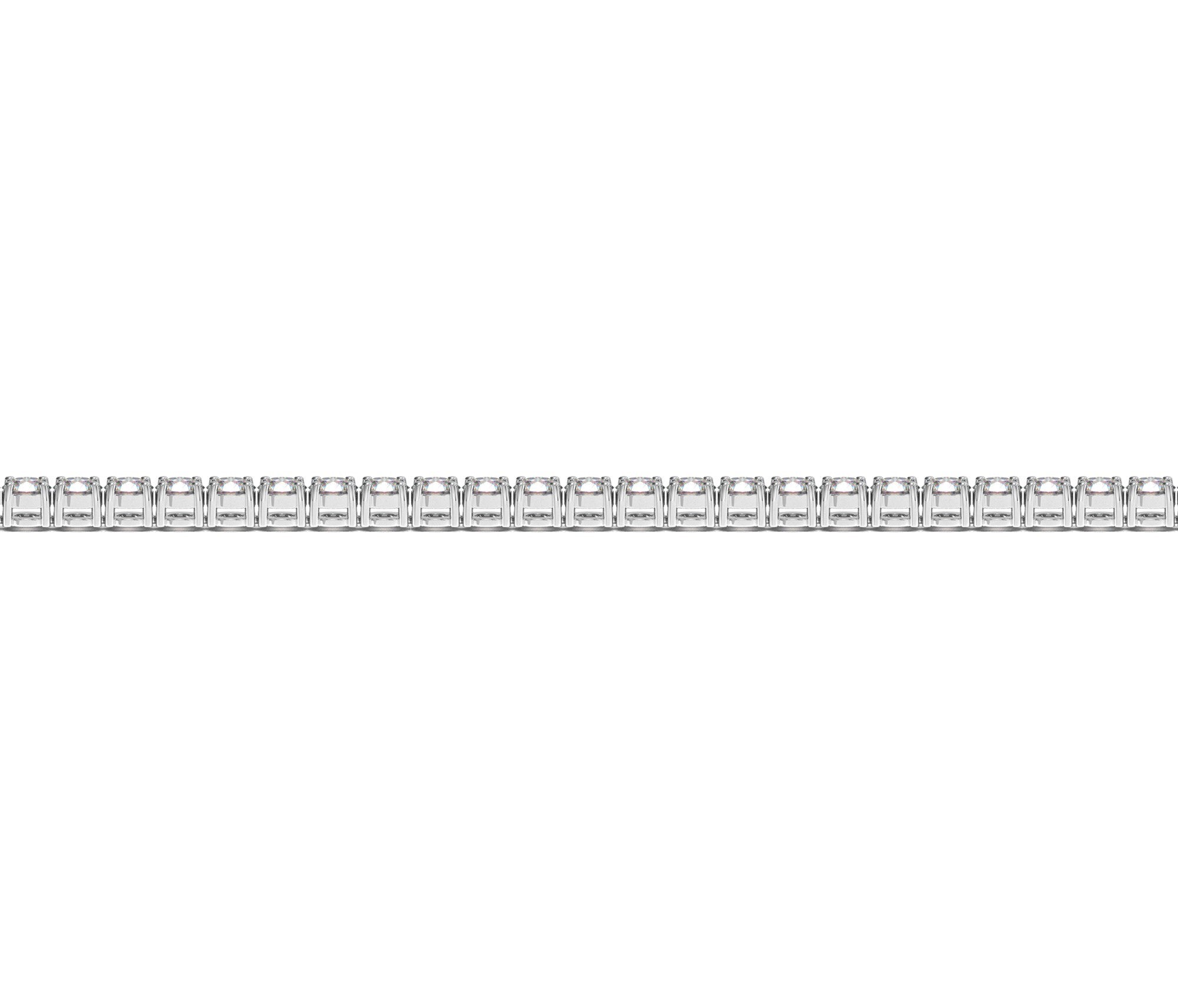2 CTW Lab-Grown Diamond Tennis Bracelet — 14KT White Gold