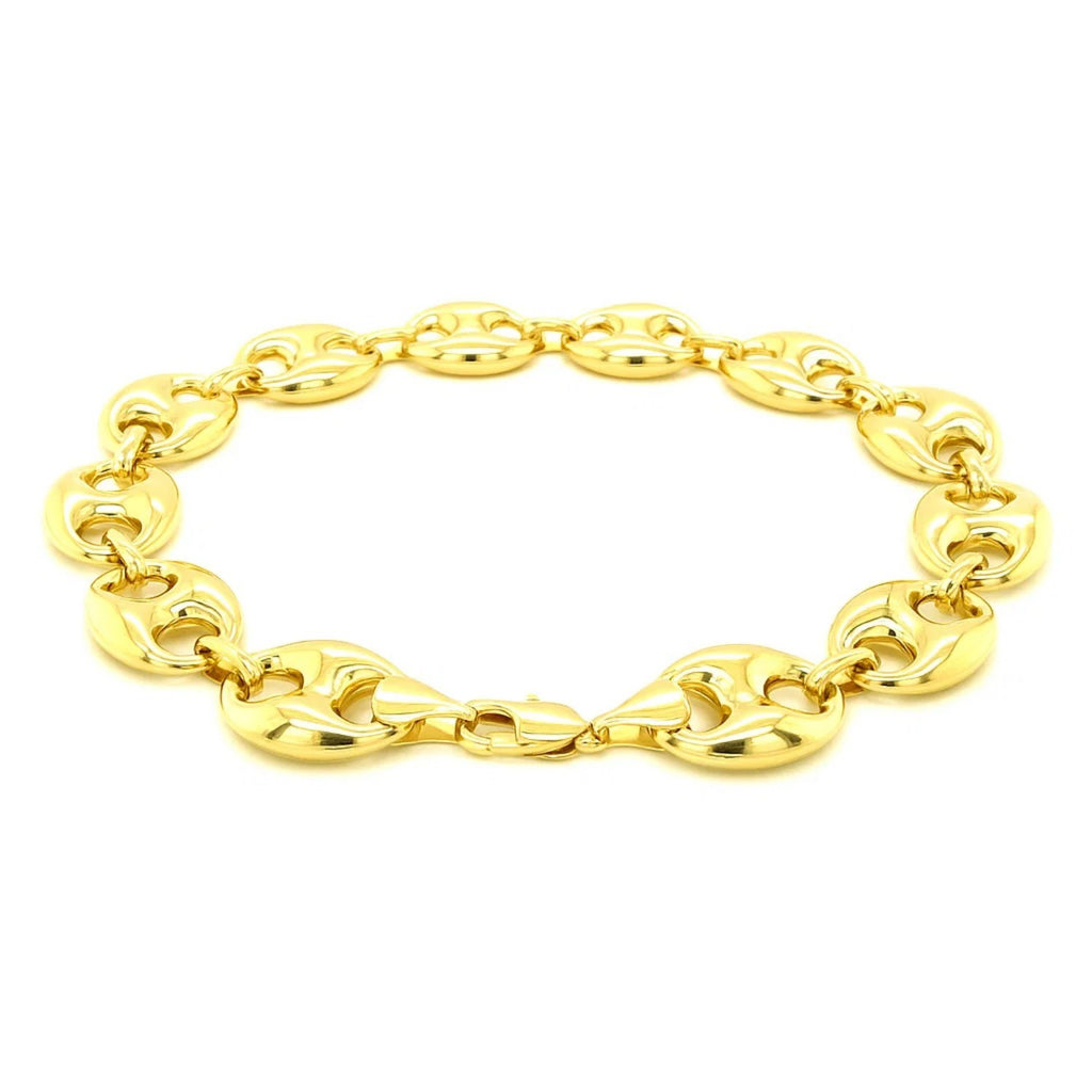 Puffed Mariner Link in 14KT Yellow Gold