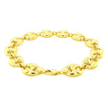 Puffed Mariner Link in 14KT Yellow Gold