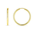 Endless Round Hoop in 14K Yellow Gold
