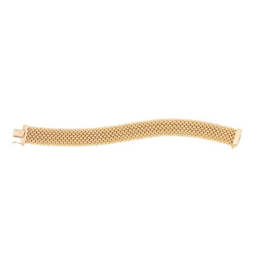 High Polish Thick Braided in 14KT Yellow Gold