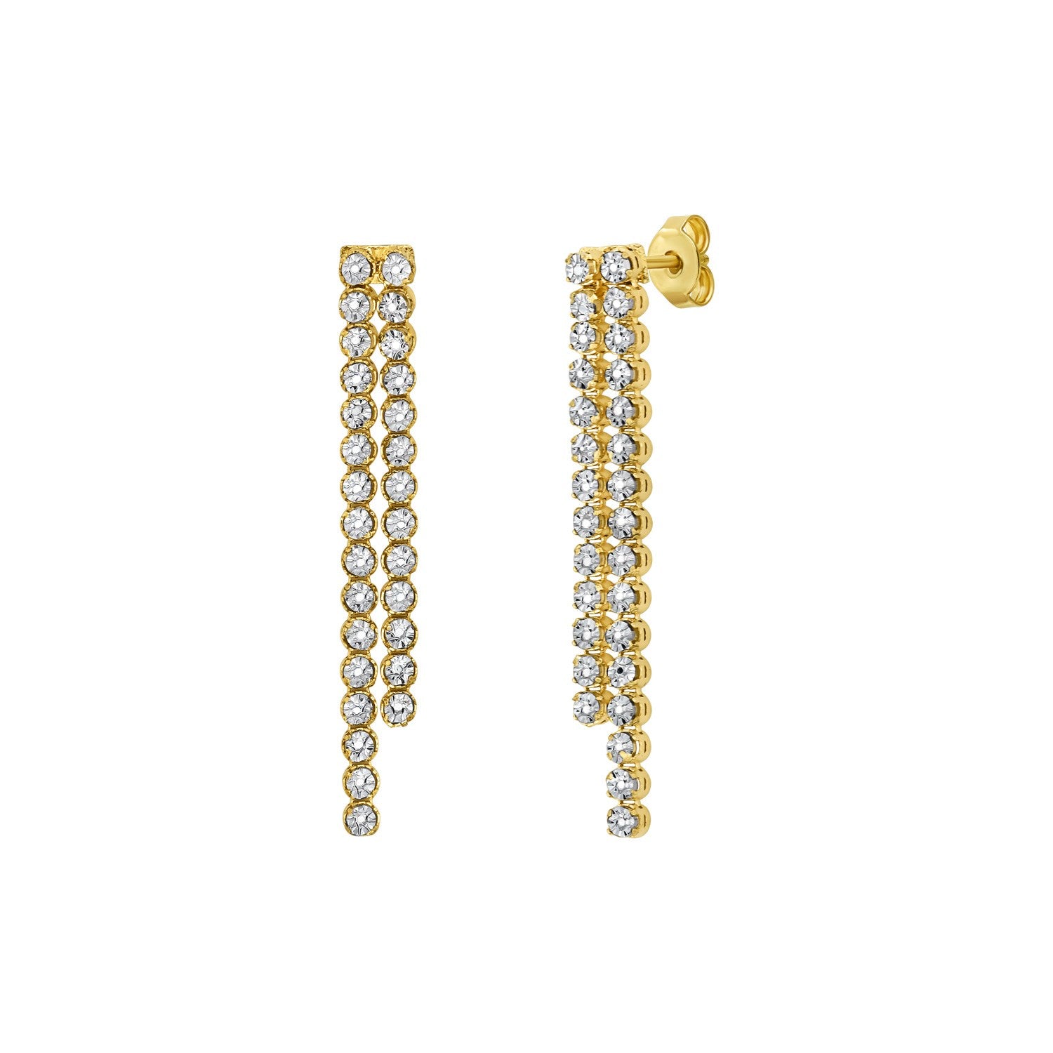 Diamon Oro Cascade Drop in 14K Two-Tone Gold