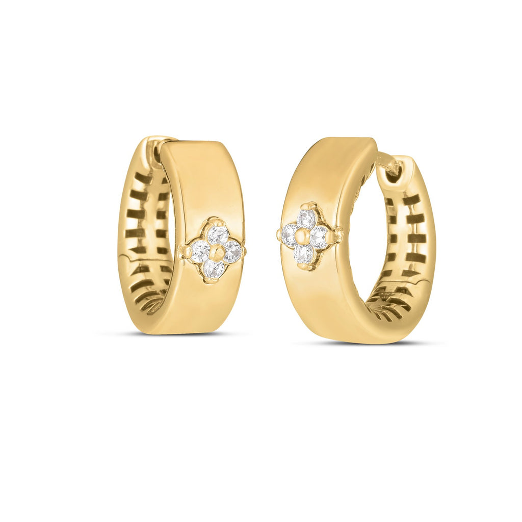 Trilogy Diamond Clover in 14K Yellow Gold