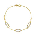 Diamon Oro Paperclip in 14KT Yellow Gold