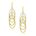 Multiple Layer Interlaced in 14K Two-Tone Gold