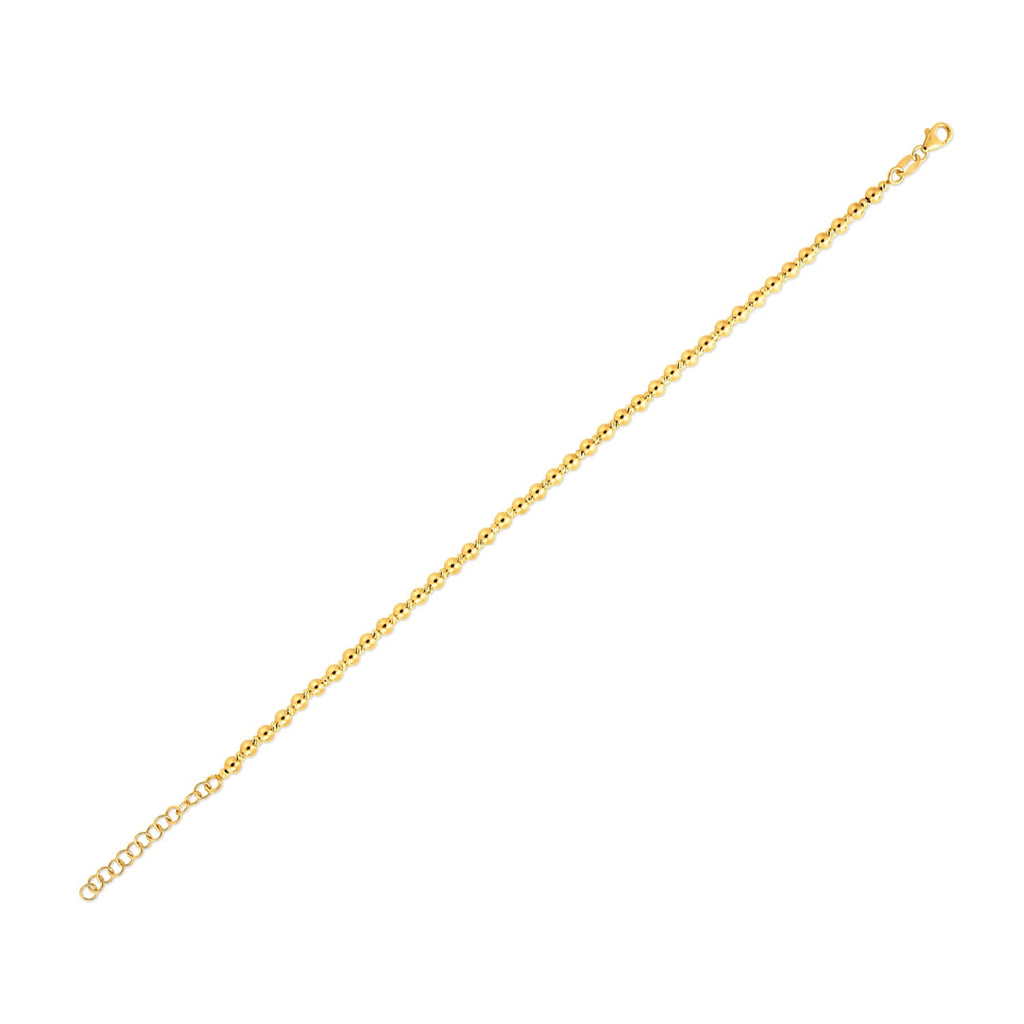 Duo Bead in 14KT Yellow Gold