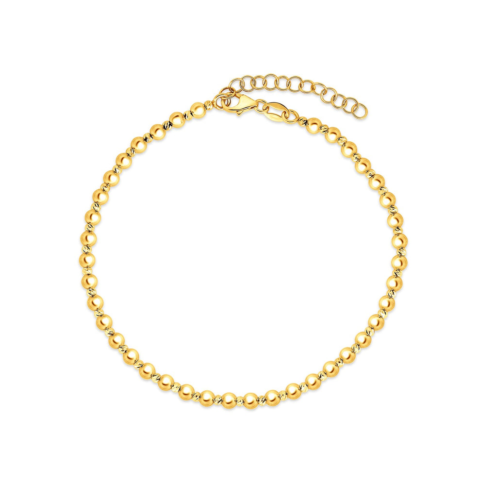 Duo Bead in 14KT Yellow Gold