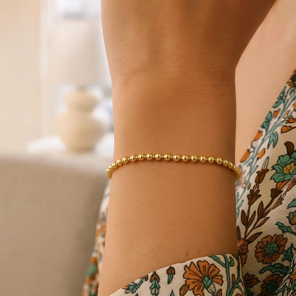 Duo Bead in 14KT Yellow Gold