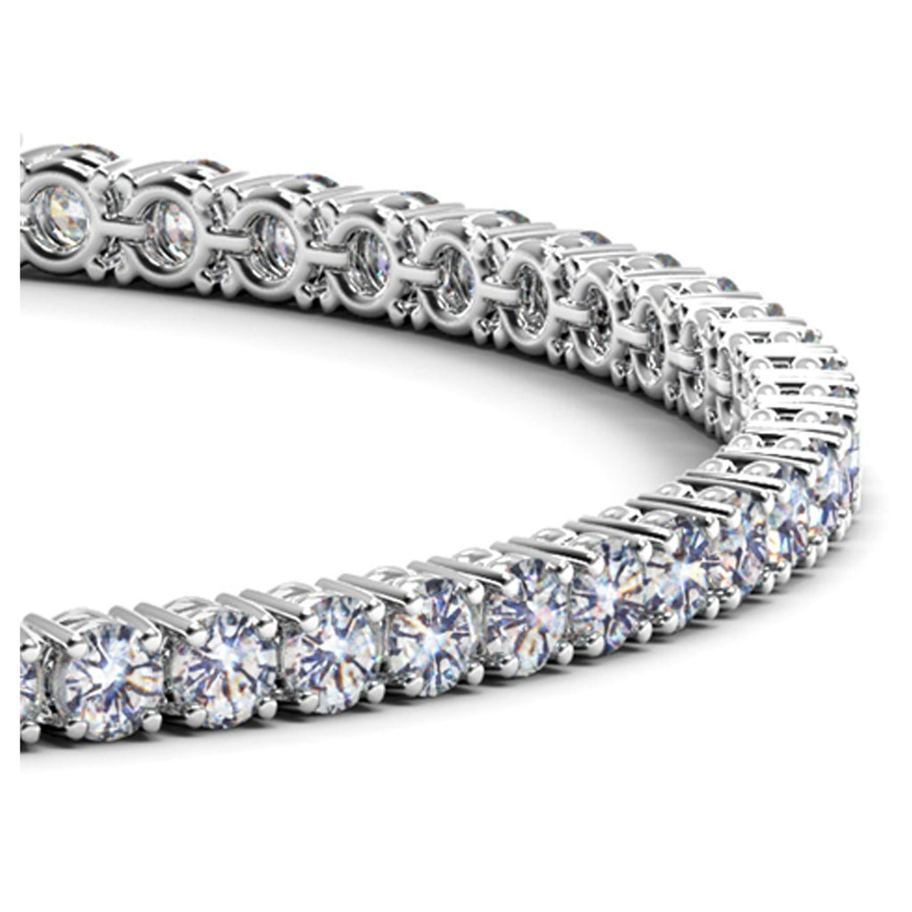 5 CTW Lab-Grown Diamond Tennis Bracelet — 14KT White Gold