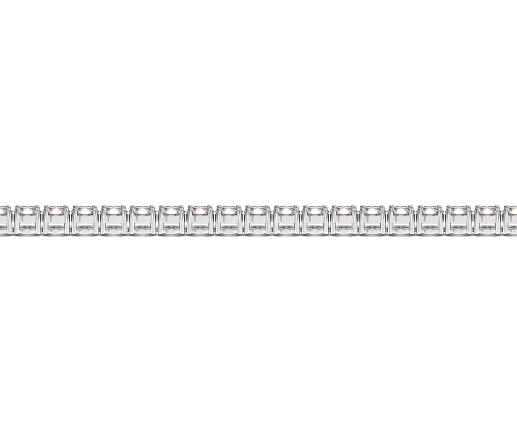 5 CTW Lab-Grown Diamond Tennis Bracelet — 14KT White Gold
