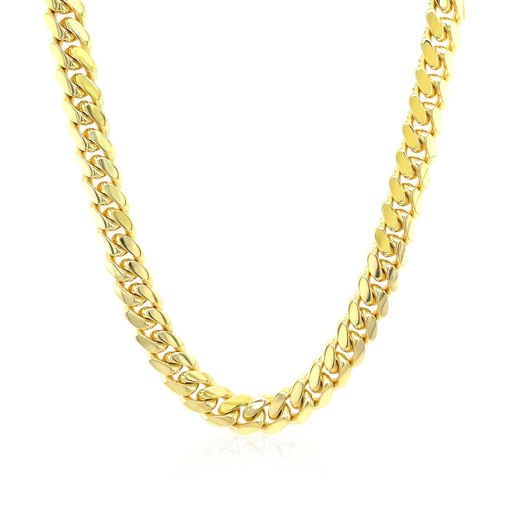 10KT Yellow Gold Miami Cuban Link Chain — Bold — 6mm