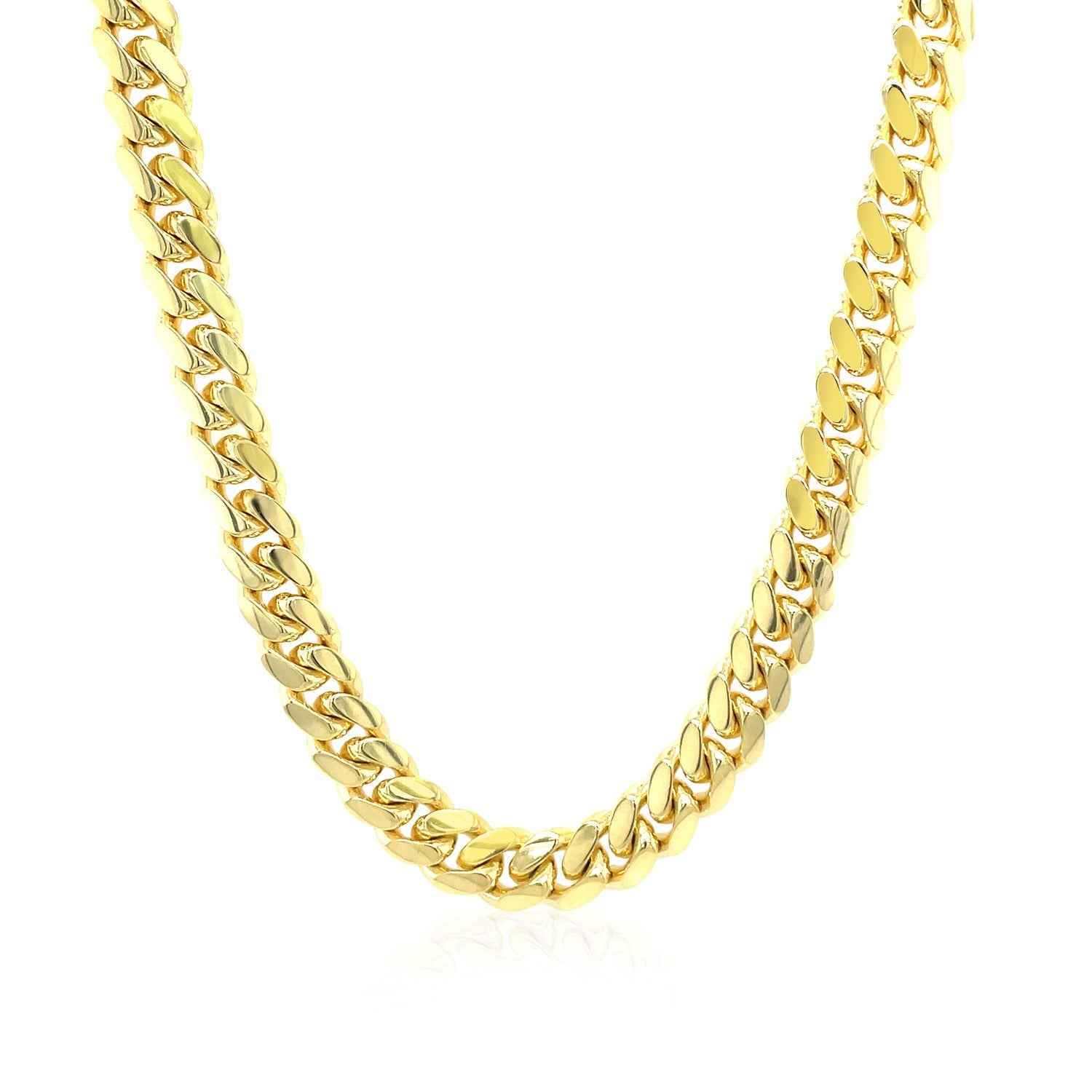 10KT Yellow Gold Miami Cuban Link Chain — Bold — 6mm
