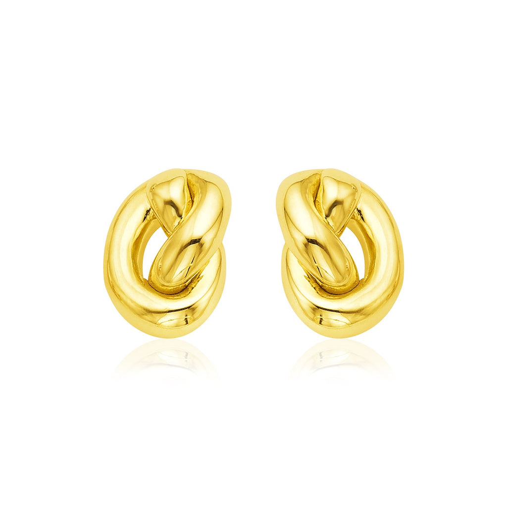 Polished Knot in 14K Yellow Gold