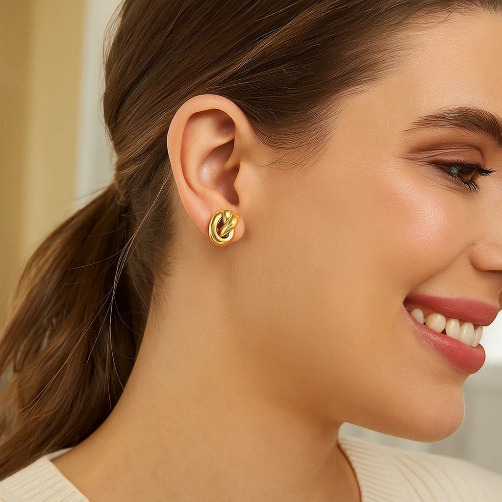 Polished Knot in 14K Yellow Gold