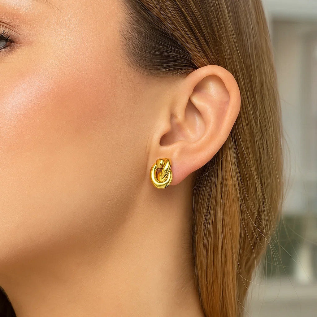 Polished Knot in 14K Yellow Gold