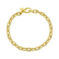 Charm Lock Rolo Chain in 14KT Yellow Gold