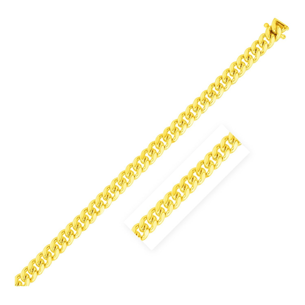 10KT Yellow Gold Miami Cuban Link Chain — Classic — 5mm