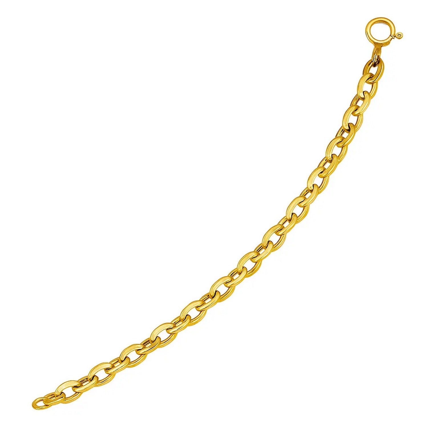 Cable Chain Design in 14KT Yellow Gold