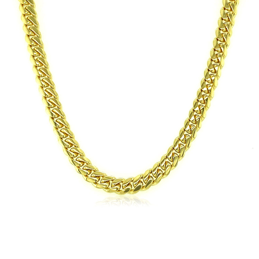 10KT Yellow Gold Miami Cuban Link Chain — Classic — 4mm