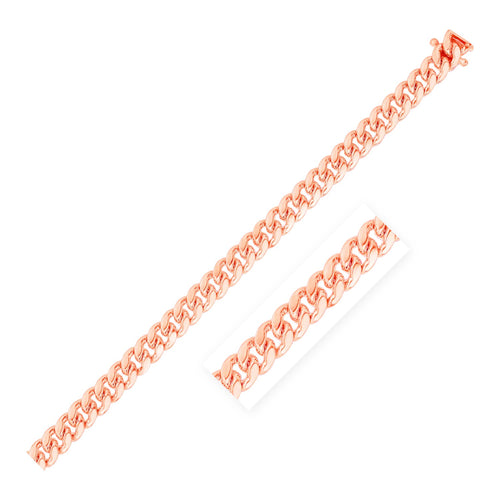 14KT Rose Gold Miami Cuban Link Chain — 6mm
