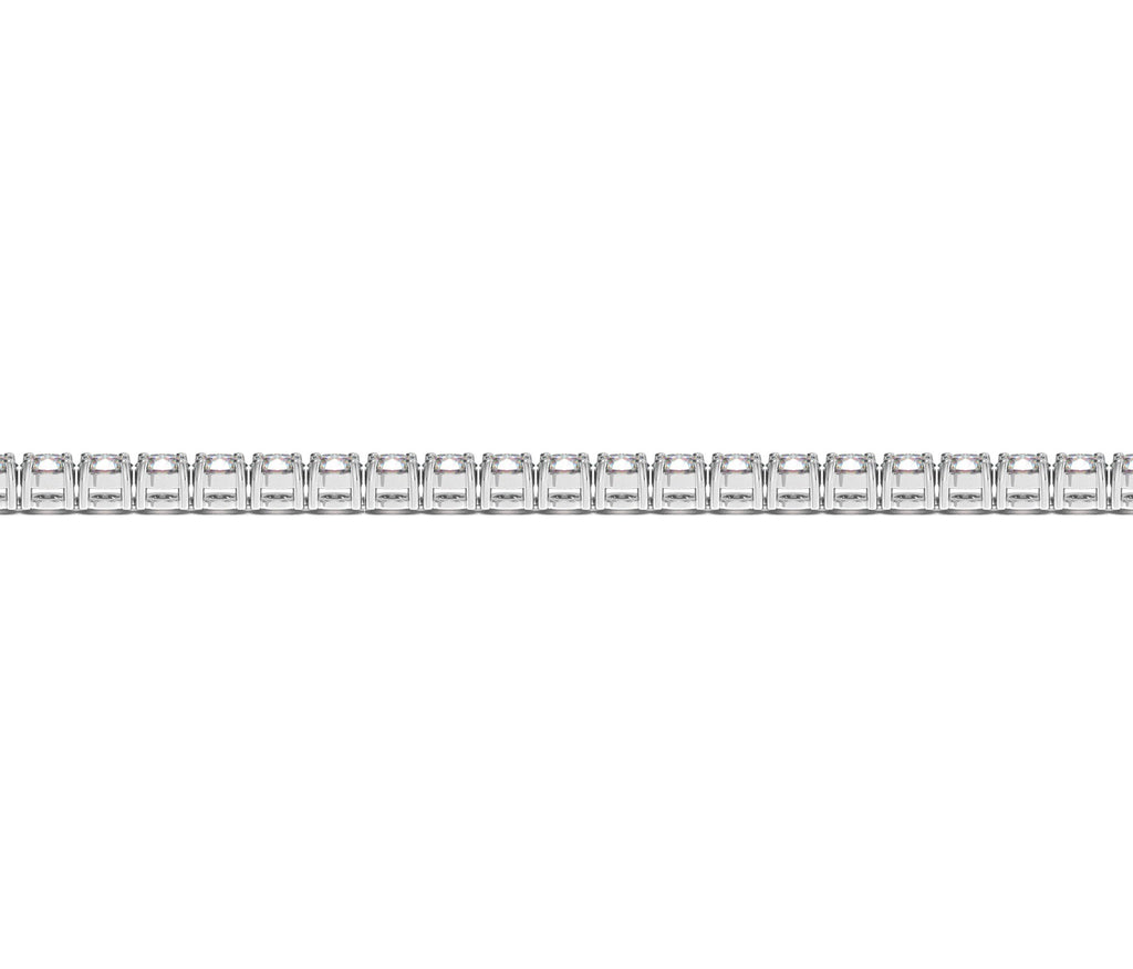 4 CTW Lab-Grown Diamond Tennis Bracelet — 14KT White Gold
