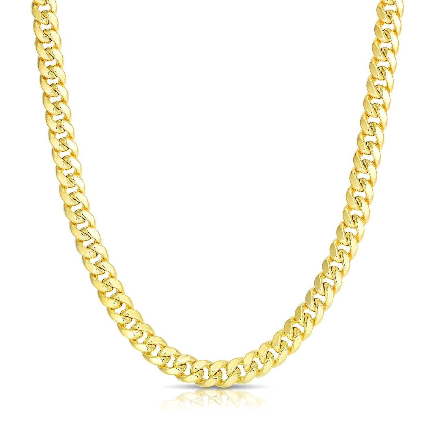 10KT Yellow Gold Miami Cuban Link Chain — Bold — 6mm