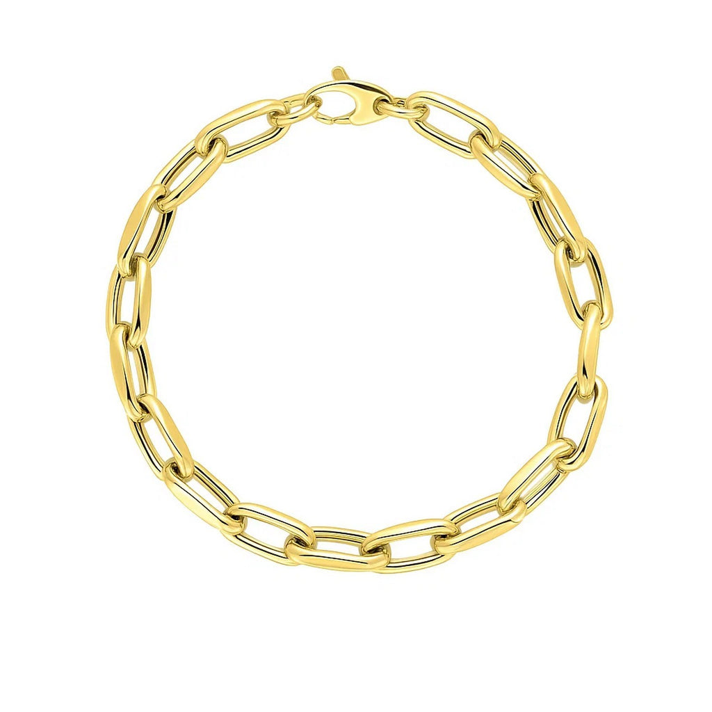 French Cable Link in 14KT Yellow Gold