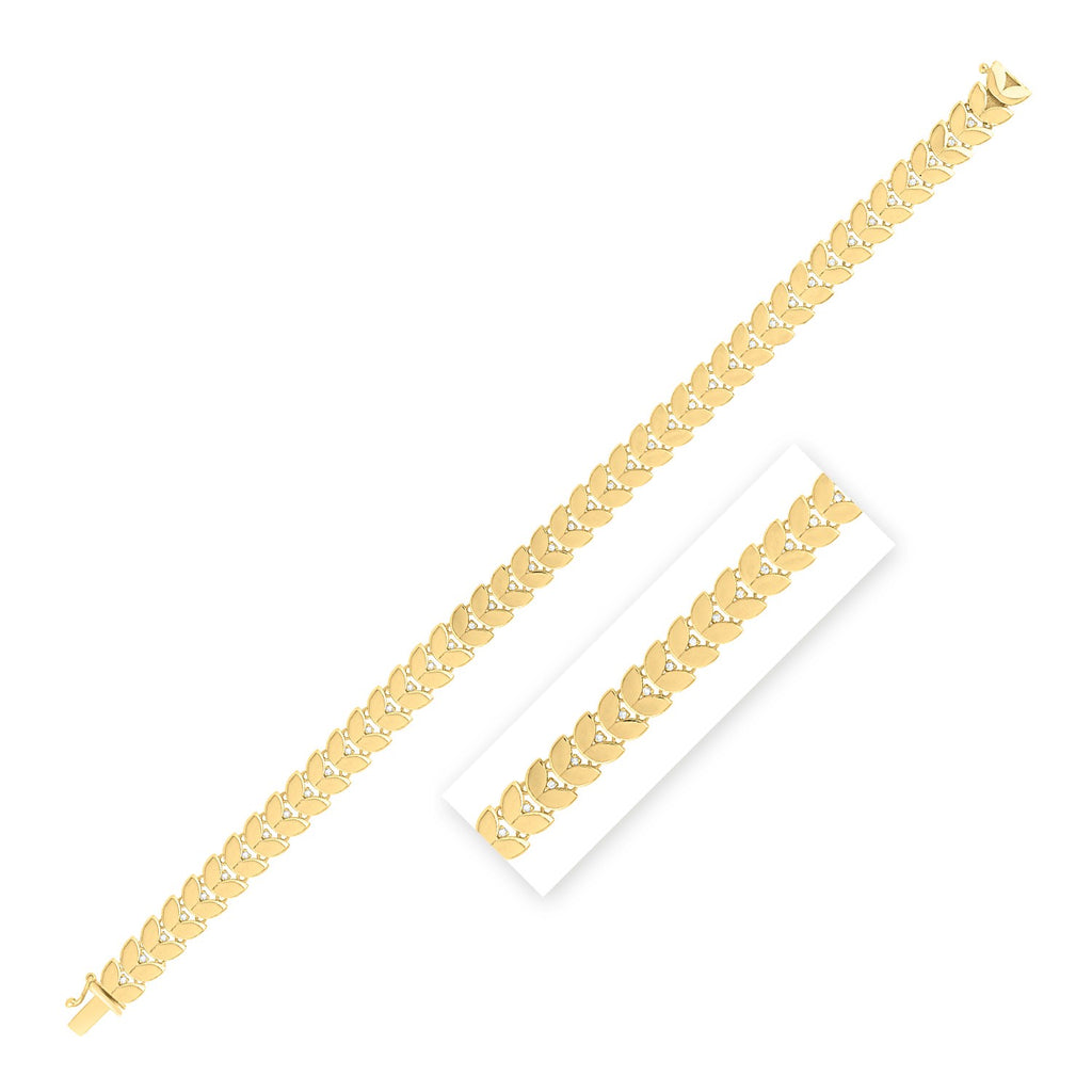 Laurel Leaf in 14KT Yellow Gold