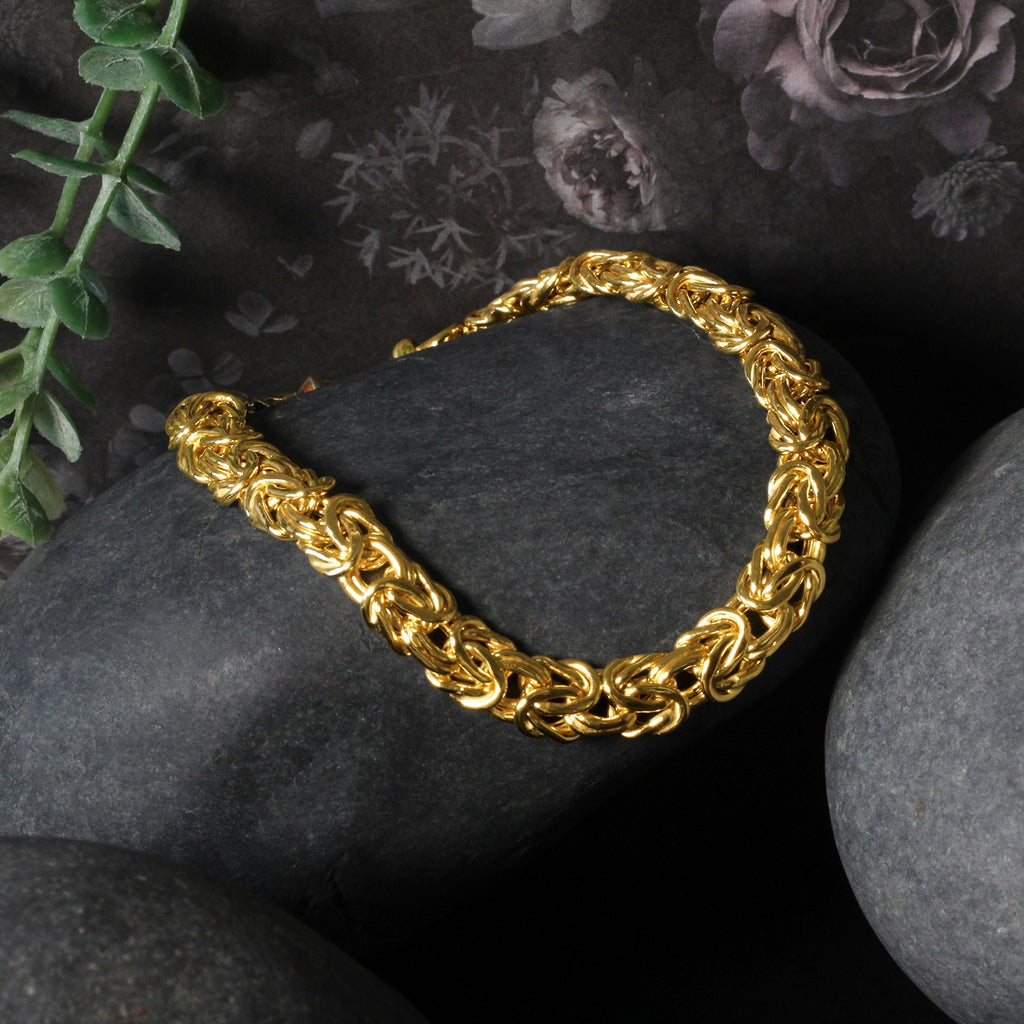 Byzantine Design Chain in 10KT Yellow Gold