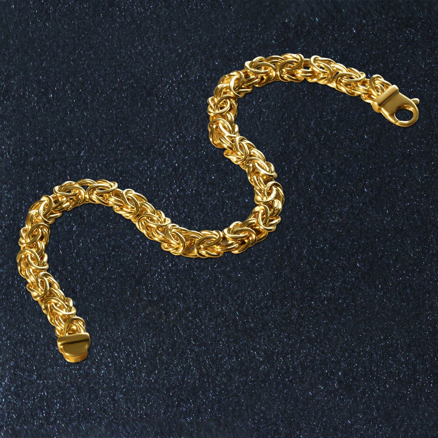 Byzantine Design Chain in 10KT Yellow Gold
