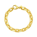 Faceted Octagonal Link Chain in 14KT Yellow Gold