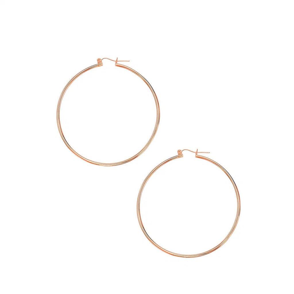 Classic Hoop in 14K Rose Gold