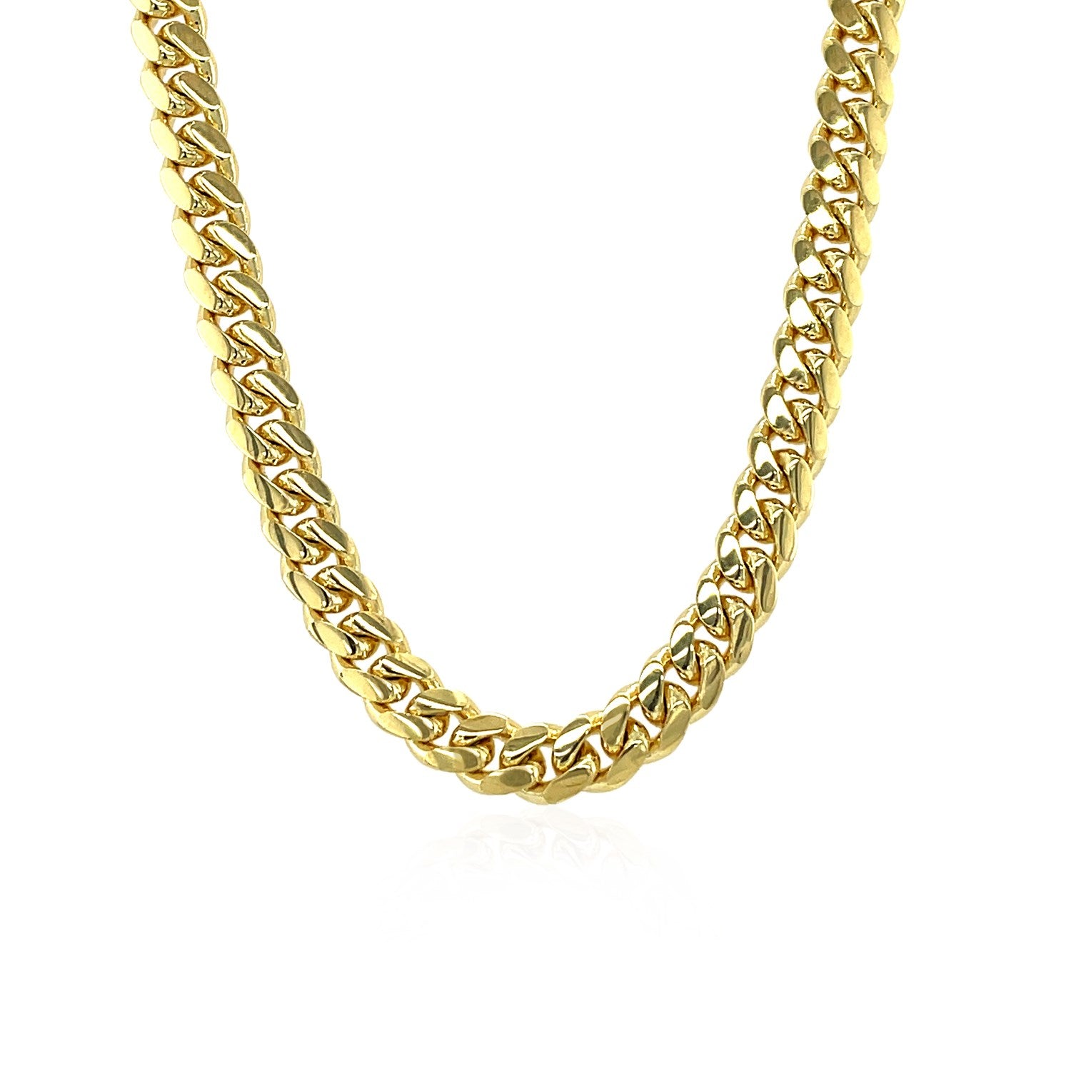 14KT Yellow Gold Miami Cuban Link Chain — Classic — 5mm