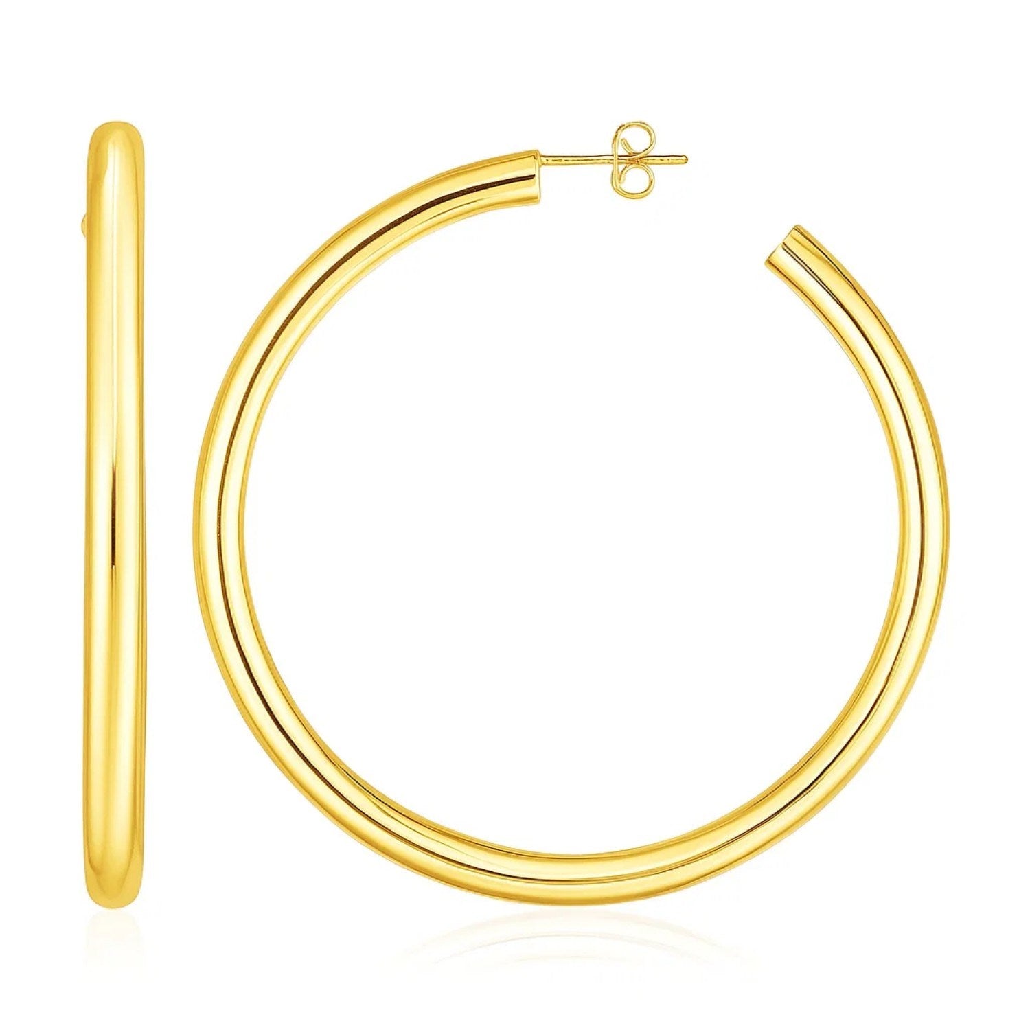 Polished Hoop in 14K Yellow Gold