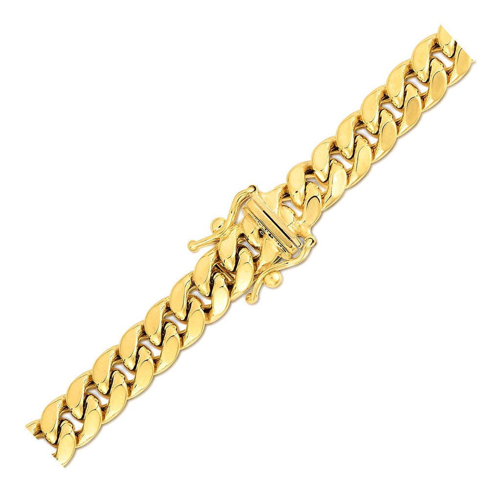 10KT Yellow Gold Miami Cuban Link Chain — Bold — 7mm