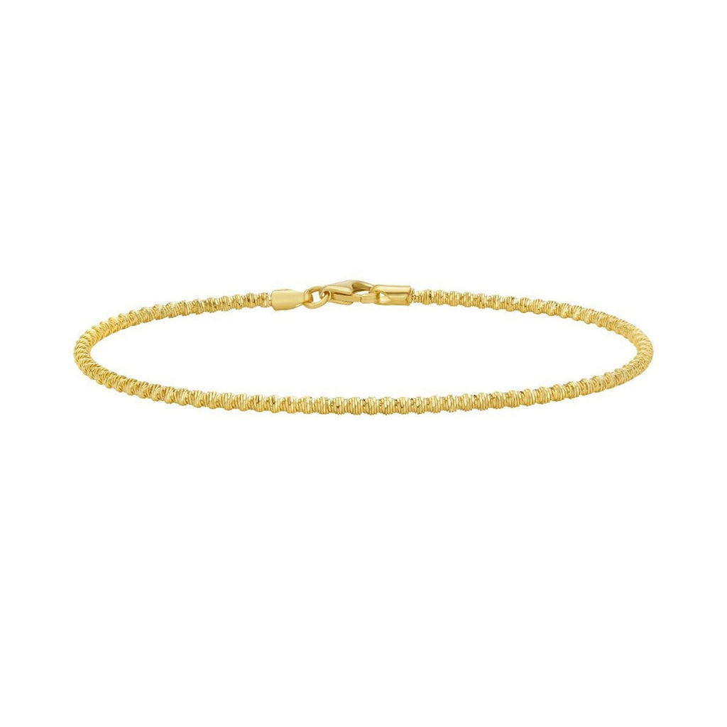 Sparkle Spring Chain in 14KT Yellow Gold