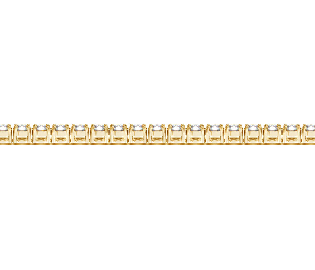 6 CTW Lab-Grown Diamond Tennis Bracelet — 14KT Yellow Gold