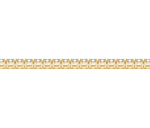 6 CTW Lab-Grown Diamond Tennis Bracelet — 14KT Yellow Gold