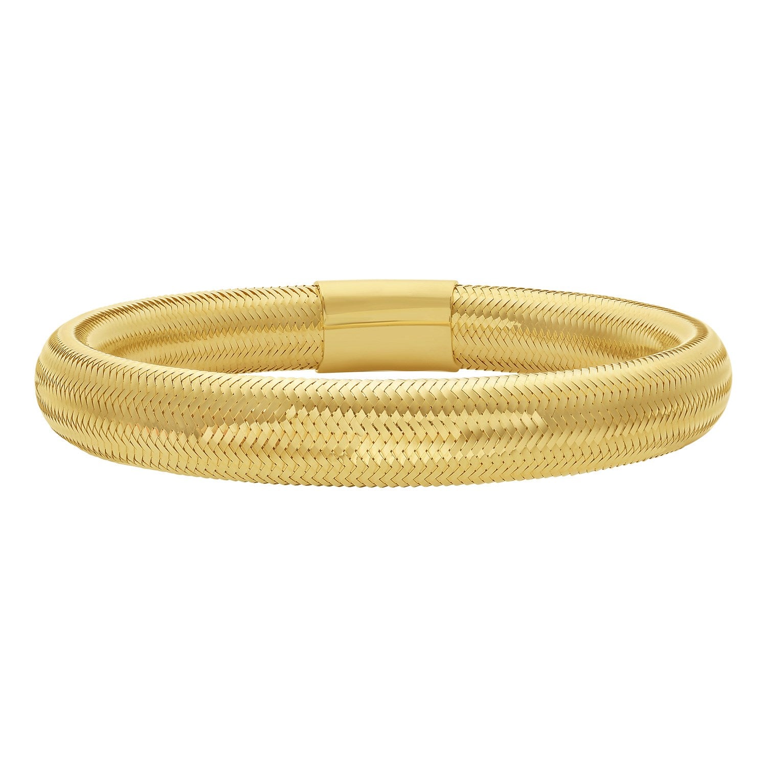 Large Stretch Mesh in 14KT Yellow Gold