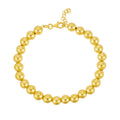 Polished 7mm Bead in 14KT Yellow Gold