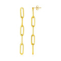 Five Link Paperclip Chain in 14K Yellow Gold