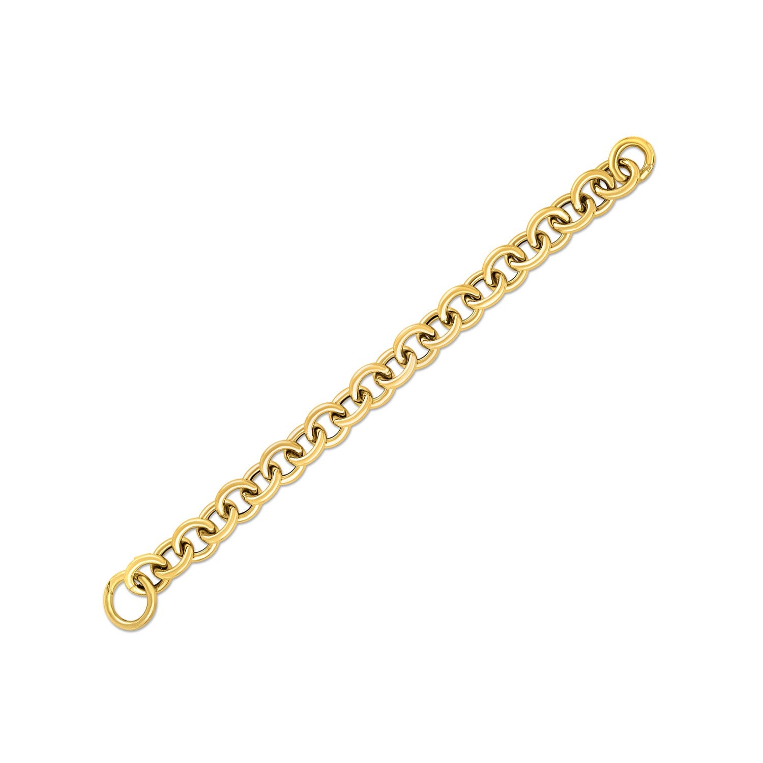 Round Link in 14KT Yellow Gold