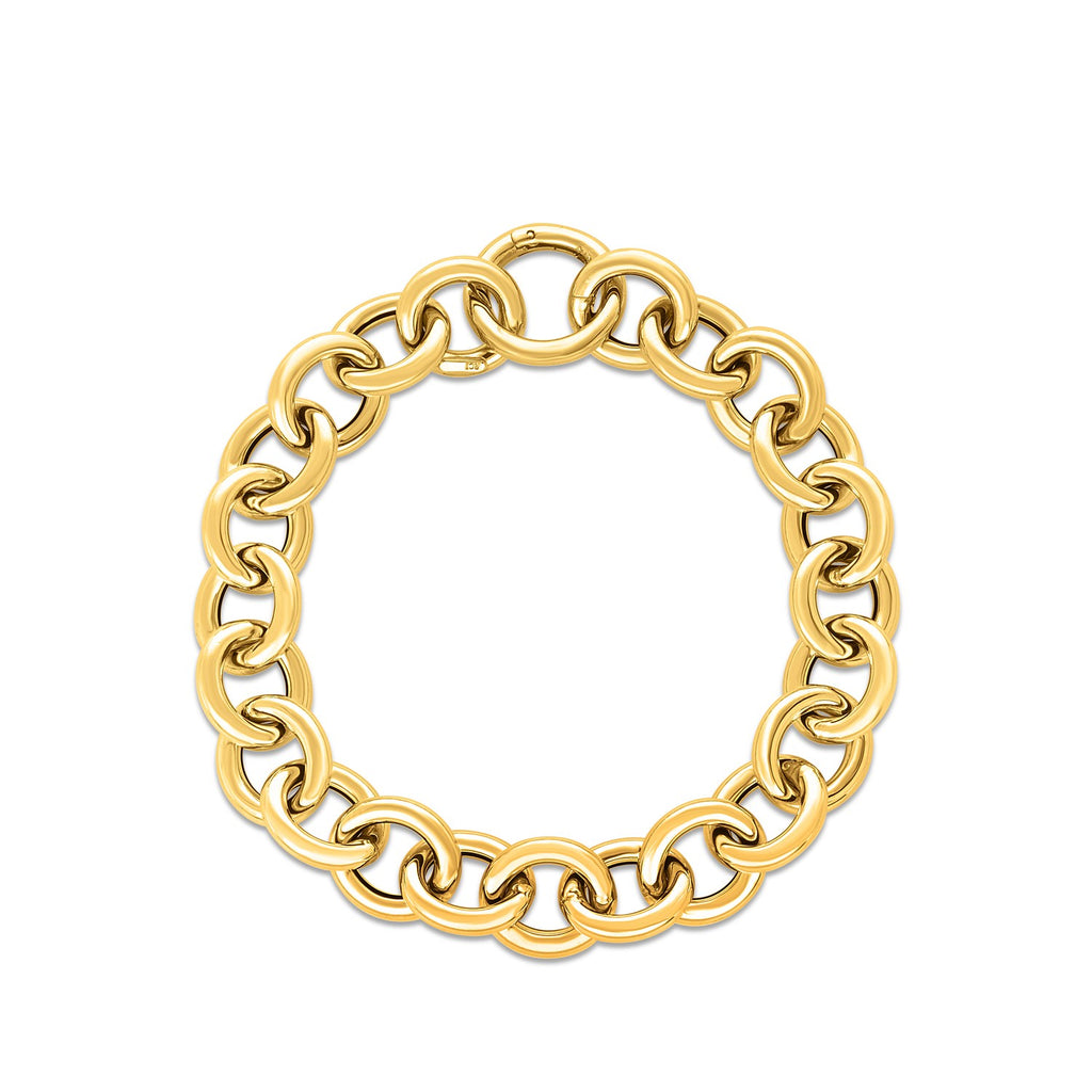Round Link in 14KT Yellow Gold