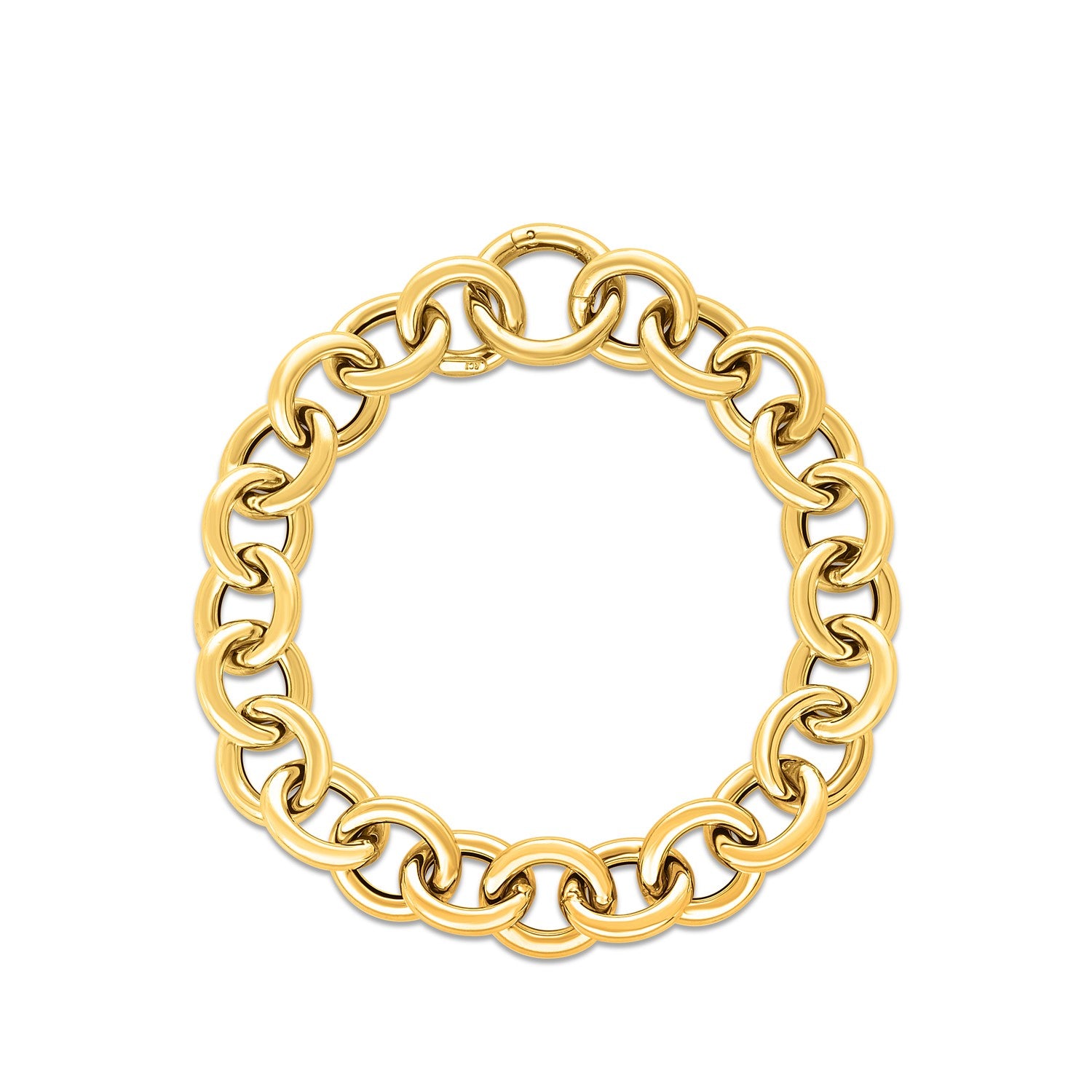Round Link in 14KT Yellow Gold
