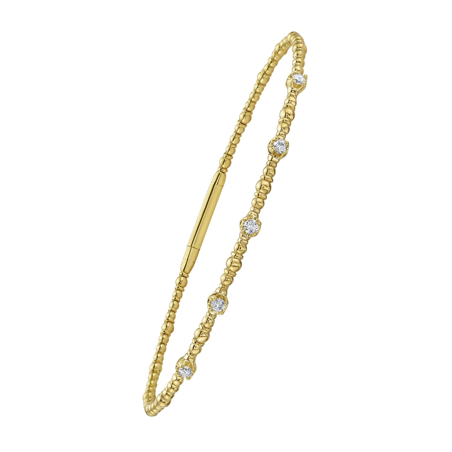 Classic Beaded in 14KT Yellow Gold