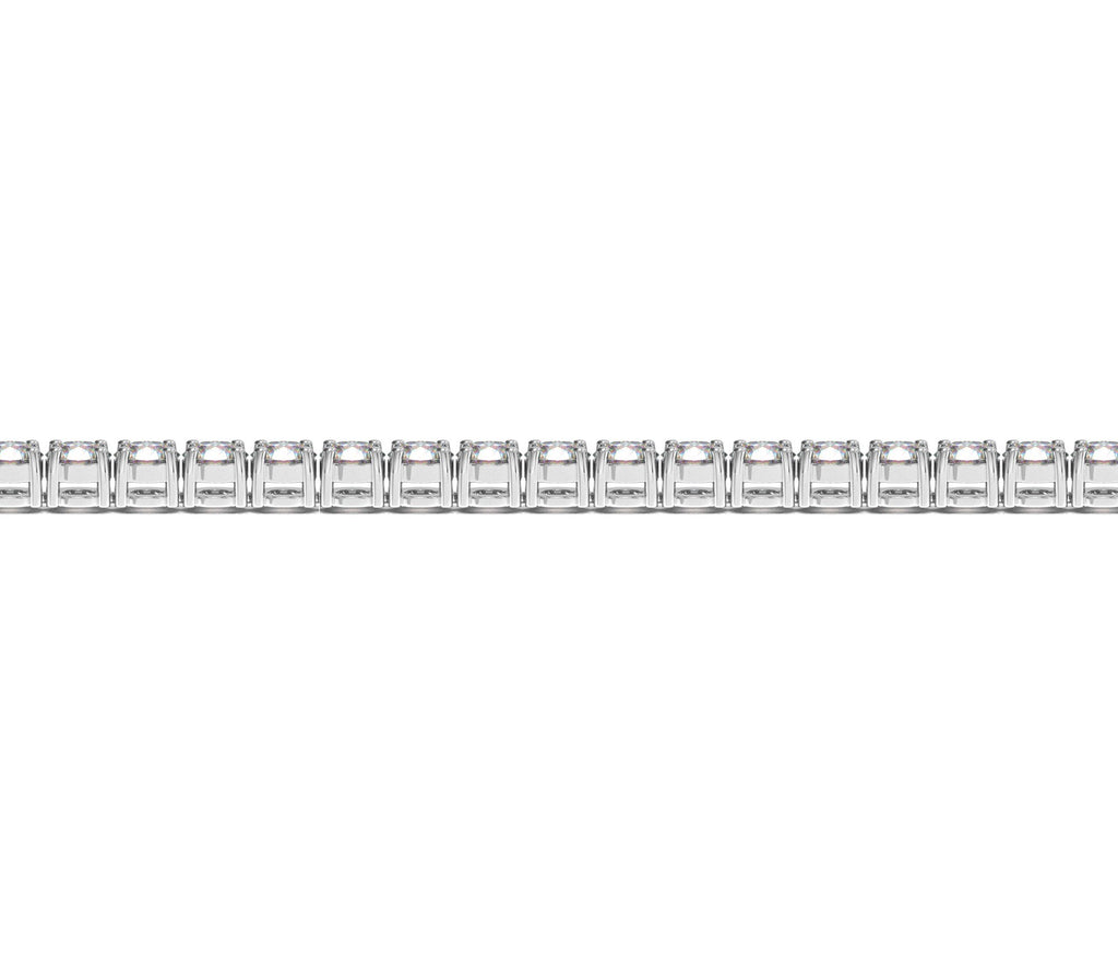 6 CTW Lab-Grown Diamond Tennis Bracelet — 14KT White Gold
