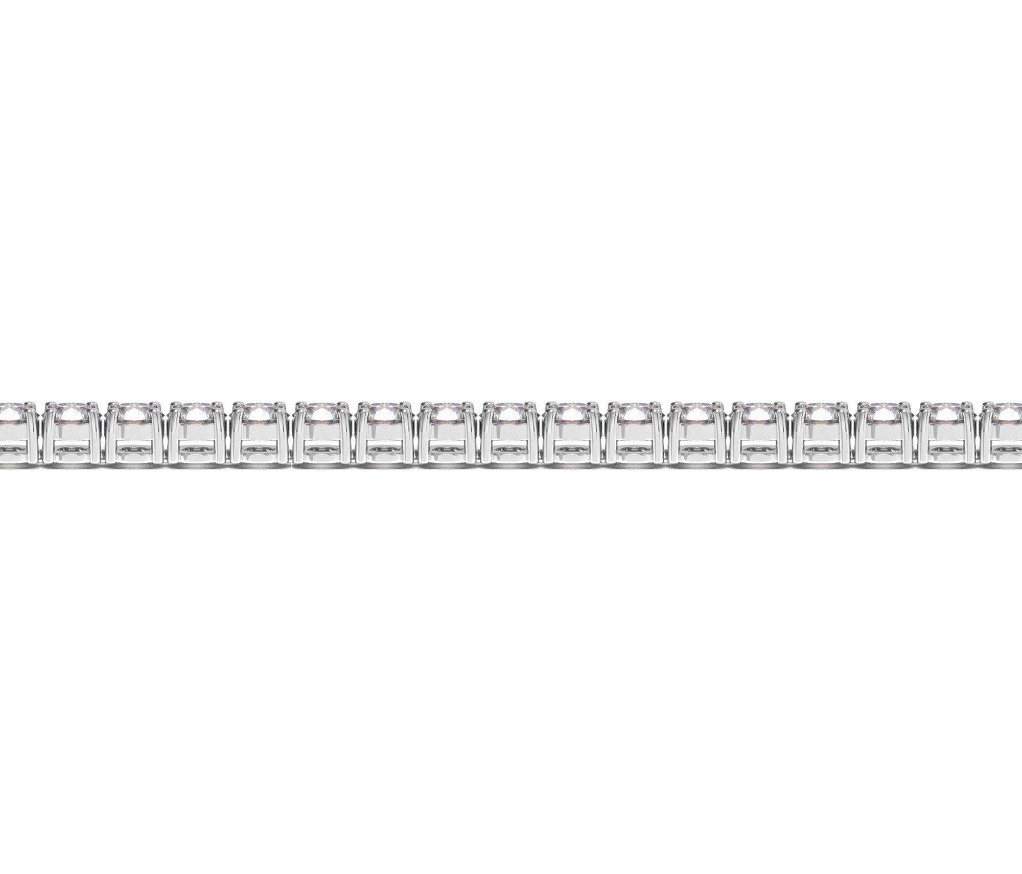 6 CTW Lab-Grown Diamond Tennis Bracelet — 14KT White Gold