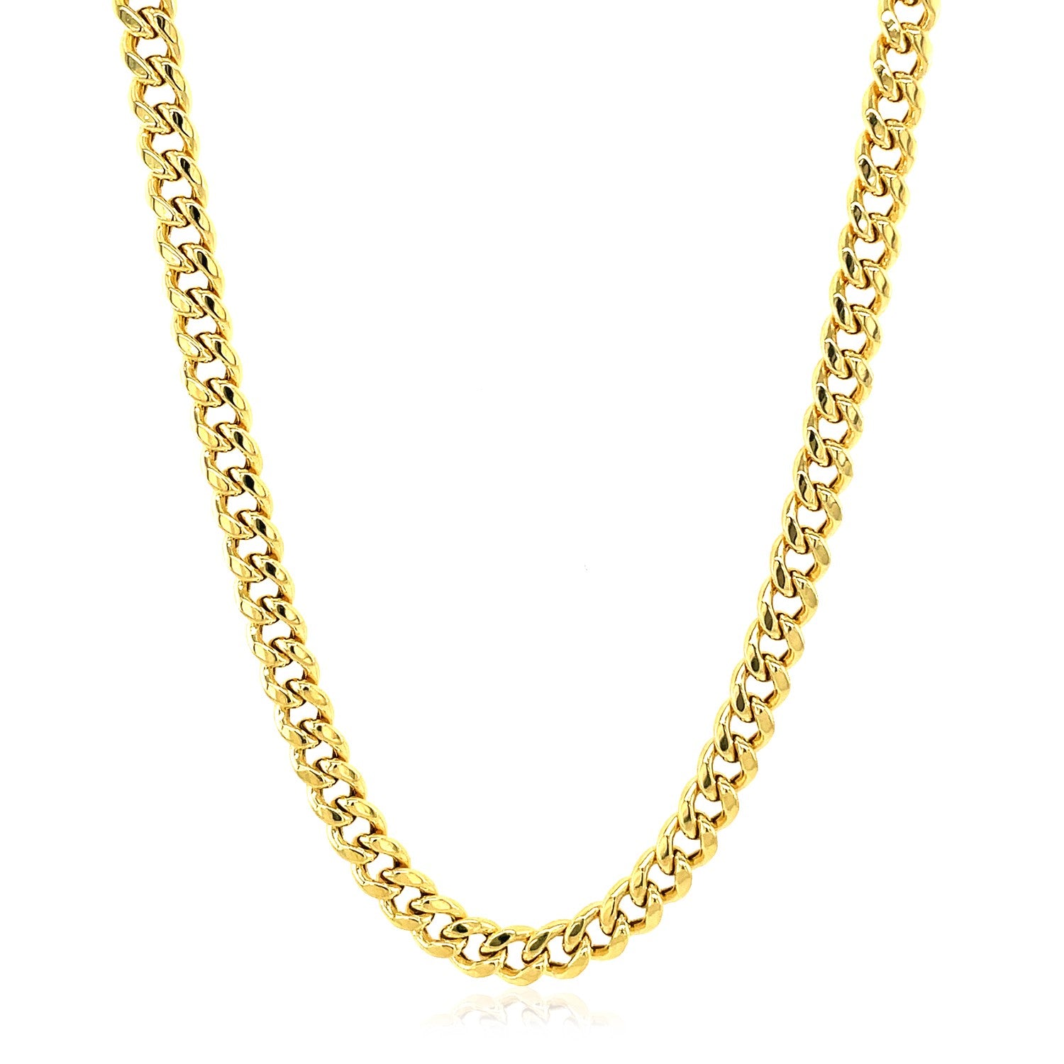 14KT Yellow Gold Miami Cuban Link Chain — Classic — 4.5mm